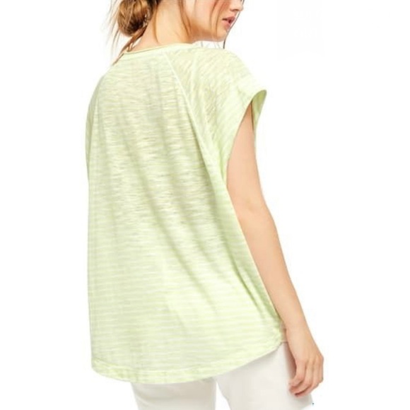 NWT FREE PEOPLE HALO CAP SLEEVE SHIRT - Picture 2 of 4